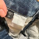 Veronica Beard  Marlene 12” Corset High Rise Distressed Flare Cropped Jeans 26 Photo 6