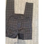 Sanctuary  Plaid Stretch Leggings Pants Women's Charcoal Red Blue Slim Fit Photo 2