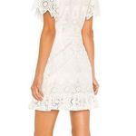 Tularosa  Kassie Mini Dress in White Lace XL Photo 1