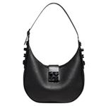 Christian Louboutin Carasky Small Empire Stud Leather Shoulder Bag Black Photo 0