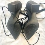 Lulus  lace up black pump heels Photo 1