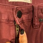 Madewell Maroon Low Rise Skinny Skinny Ankle Denim Jeans Women Sz 24 Photo 6