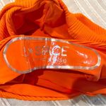 l*space L* Poppy Pointelle Rib Desi Bikini Bottom in Orange Small NWOT Photo 4