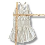 Free People  Movement FP‎ Movement White Romper Small Cross Back Skirted Playsuit Photo 3