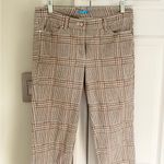 J. McLaughlin  Lexi Jean Pants Women’s 6 Straight Leg Herringbone Brown Pink Photo 1