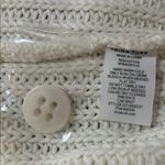 Trina Turk  'Oceana' Textured Rib Knit Cardigan Sweater, Whitewash, Large, NWT Photo 11