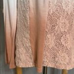 Clover + Scout  Dip Dye Boho Lace Eyelet Blouse Medium Photo 2