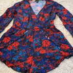 Forever 21 size M floral print long sleeve romper Photo 1