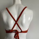 Aerie 36B Perkier push-up terra cotta strappy underwire swim bikini top Photo 5