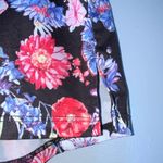 La Vie En Rose Black Floral Multicolor Short & Tank Top Pajama Set Medium/Large Size undefined Photo 3