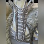 Adrianna Papell Silver Ainsley Evening Sandals Size 8 Photo 2