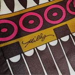 Milly NWT  Silk Skirt with Etched Large Artisan Buttons Size 12 Photo 10