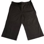 Loft Ann Taylor Dark Chocolate Brown Ann Fit Dress Pant Capris Photo 1