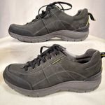 Clarks  Wave Walk Womens Waterproof Black Leather Walking Shoes Sneakers US 10 Photo 0