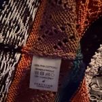 Peruvian Connection  Blue and Orange Long cardigan Photo 3