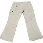 Lee NWT Flared Crop Mid Rise Jeans Lt Blue Size 12 Boho Chic Carpenter Photo 2