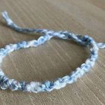 Handmade Heloise Bracelet, anklet, trendy, comfortable, tie, embroidery thread, woven, gi Photo 0