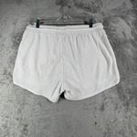 J.Crew Shorts Terry Cloth Loungewear Relaxation Beach Sleep White Size Medium Photo 2