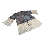 Orange Creek  Open Front Lace Fringe Long Sleeve
Cardigan Kimono Women's Size Sm Photo 8