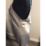 Silver Slip Negligee Nightie Medium M Photo 3