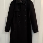 J.Crew  Black Wool & Cashmere Trench Coat- 0 Photo 0