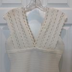Herve Leger Karolina Cut Out Bandage Dress White Size Medium Photo 5
