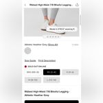 Alo Yoga ALO Ribbed High-Waist 7/8 Blissful Legging Photo 1