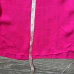 claudie pierlot satin button down shirt in fuchsia Pink Size M Photo 11
