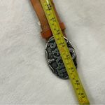 Vintage Y2K Texas Metal Jeweled Buckle W/ Brown Leather Studded Unisex 38” Belt Photo 7