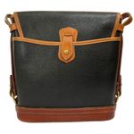 Dooney & Bourke Vintage Cavalry Spectator Black British Tan AWL P76 Shoulder Bag Photo 2