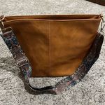 Crossbody Bag Retro Style Strap Bag Purse ~ Carmel Brown Color ~ New Photo 0