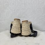 Ralph Lauren Lauren  Penelopie Espadrille Wedge Sandals Womens 8 Blue Leather Photo 8