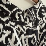 Pendleton  Abstract Black and White linen blend Dress size 14 Photo 2