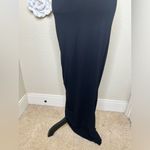 NTM: Pull On Ruched Asymmetrical Black Maxi Skirt NWT Torrid Size 0 Photo 10