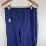 Disney Vintage  World Mickey Mouse Sweatpants‎ Womens Medium Blue Drawstring Photo 2