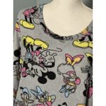 Disney  Fleece Long Sleeve Nightgown Pajamas, Minnie, Mickey, Daisy Duck, 2XL Photo 1