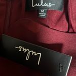 Lulus Lulu Dark Red Dress Photo 2