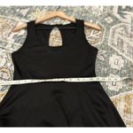 Kirra  Solid Black Skater Mini Dress Photo 5