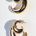 ZARA ❗️NWT  Earrings, Gold Earrings, Golden, Elegant Photo 3