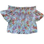 Free People  Technicolor Bubble Top Cropped S Photo 2