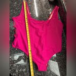 J.Crew Barbie Pink Ribbed Side Bow One Piece Swimsuit Plus Size 24 NWT Photo 7