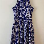 AQUA Damask Halter Mini Dress Photo 5