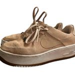Nike  Air Force Sage Low Beige Suede Women's size 6.5 Photo 3