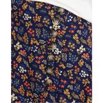 Madewell  blue high rise blue floral print skirt 10 Photo 4