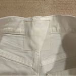NWT Mother Superior High Waisted Tunnel Vision Cuff Fray Short White Size 27 Photo 4