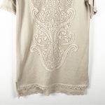 Sundance  Celia Embroidered Crochet Lace Trim Tunic Dress, Size Medium Photo 7