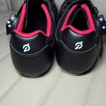 Peloton  Cycling Shoes Black Red Adjustable Strap & Ratchet Spin Shoes Photo 6