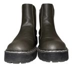 Sincerely Jules Olive Green Chelsea Boots Lug Sole Ankle Booties Women's Size 8.5 Photo 1