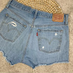 Levi's Levi’s 501 Women’s Original Shorts Denim High Rise in Sansome Straggler Size 29 Photo 7