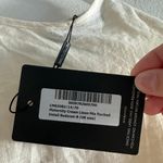 Pretty Little Thing NWT Maternity Cream Linen Mix Ruched Detail Bodycon Mini Dress 4 Photo 5